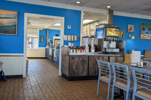 Dining room at Captain D’s in Crossville