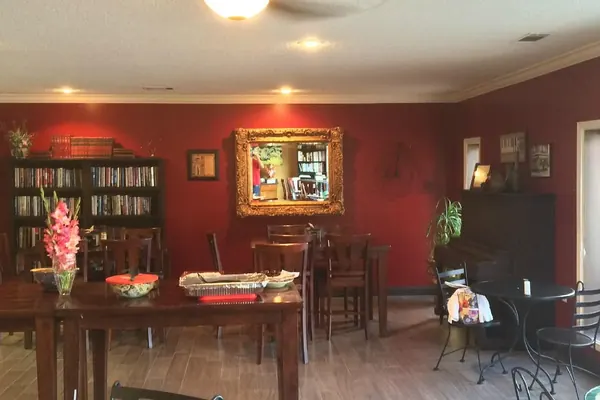 Dining area inside Express Lunch on South Main Street in Crossville