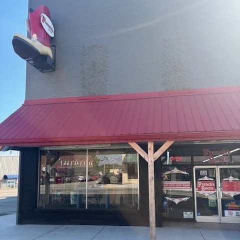 French’s Boots storefront on North Main Street in Crossville