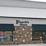 French’s Shoes storefront with green awnings in Crossville