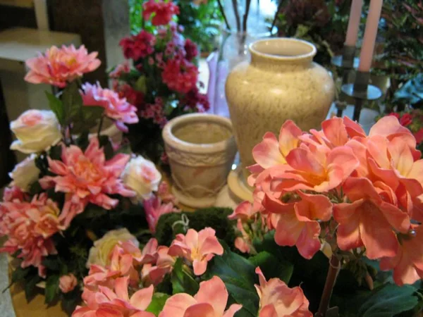 Flowers, decorative vases, and gifts displayed at Hatler Florist