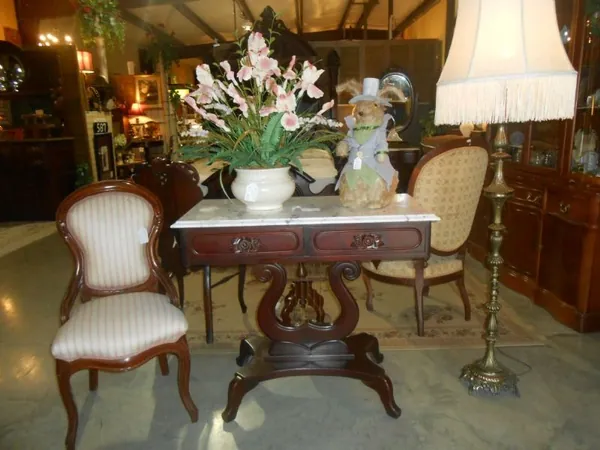 Antique furniture, lamps and decorative pieces at Rocking Horse Antique Gallery