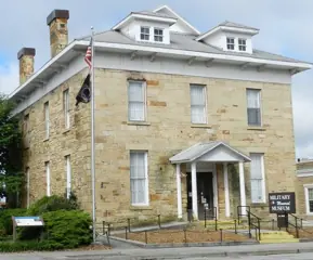 The historic stone building housing the Military Memorial Museum